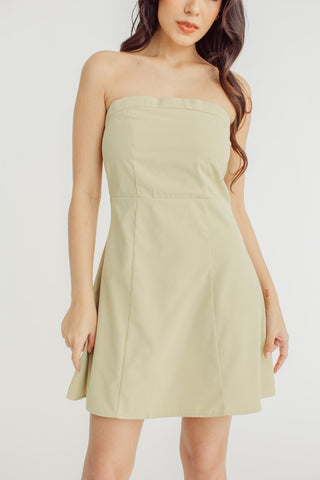 Rachel Sage Green Tube Top Mini Dress - Mossimo PH