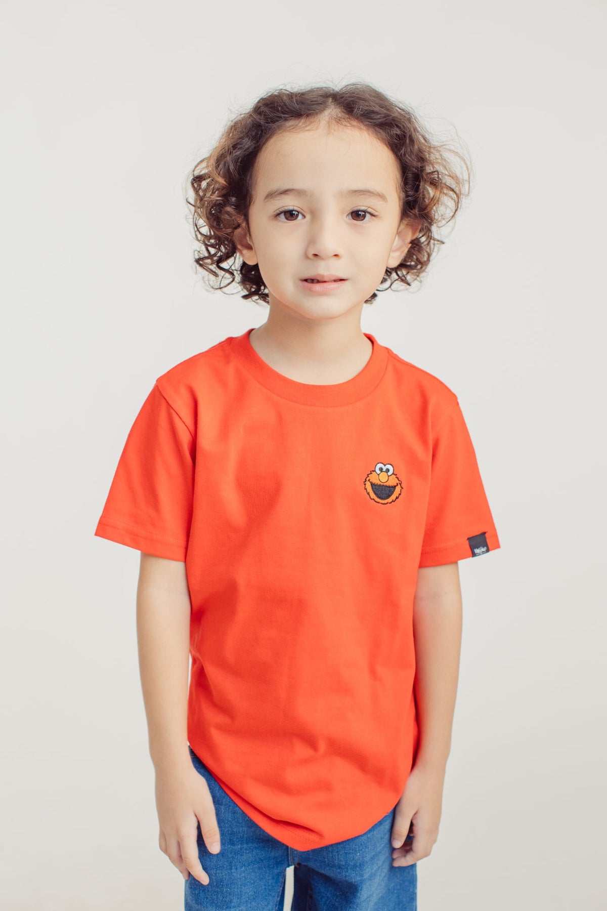 Red Elmo with Embroidery Basic Tshirt Kids - Mossimo PH