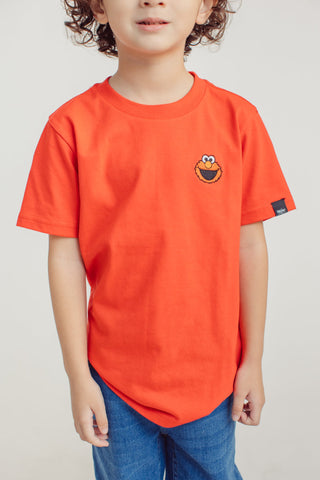 Red Elmo with Embroidery Basic Tshirt Kids - Mossimo PH