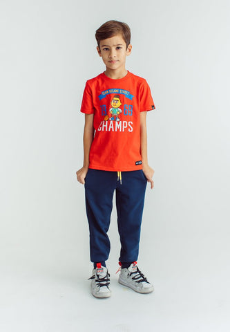 Red Sesame Street Kids Basic Tshirt with 1969 Champs Flat Print - Mossimo PH