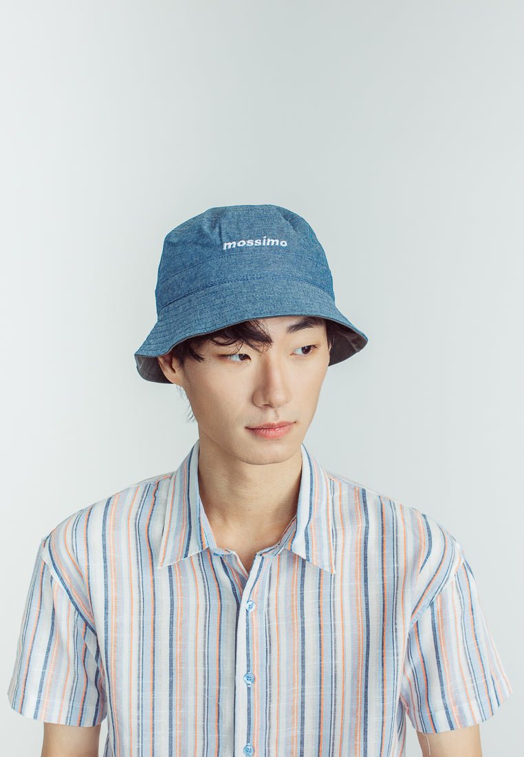 Reversible Bucket Hat with Woven Patch and Flat Embroidery - Mossimo PH