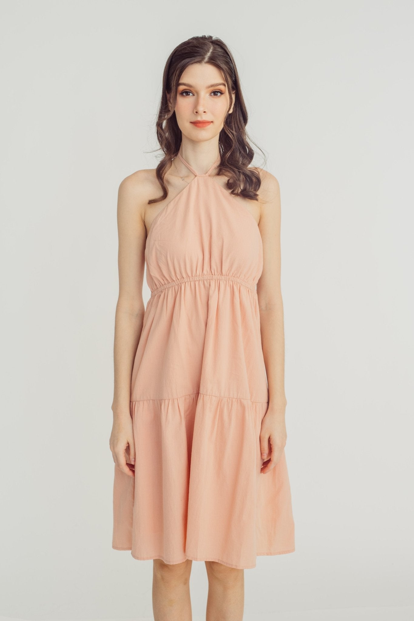 Rina Flowy Halter Midi Dress - Mossimo PH