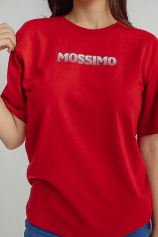 Rio Red with Mossimo Big Branding Multi Colored Modern Fit Tee - Mossimo PH