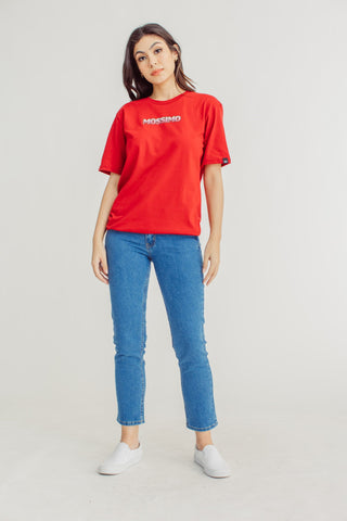 Rio Red with Mossimo Big Branding Multi Colored Modern Fit Tee - Mossimo PH