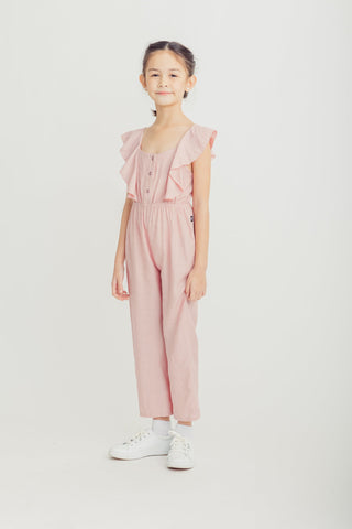 Rose Ruffle Trim Jumpsuit Kids - Mossimo PH