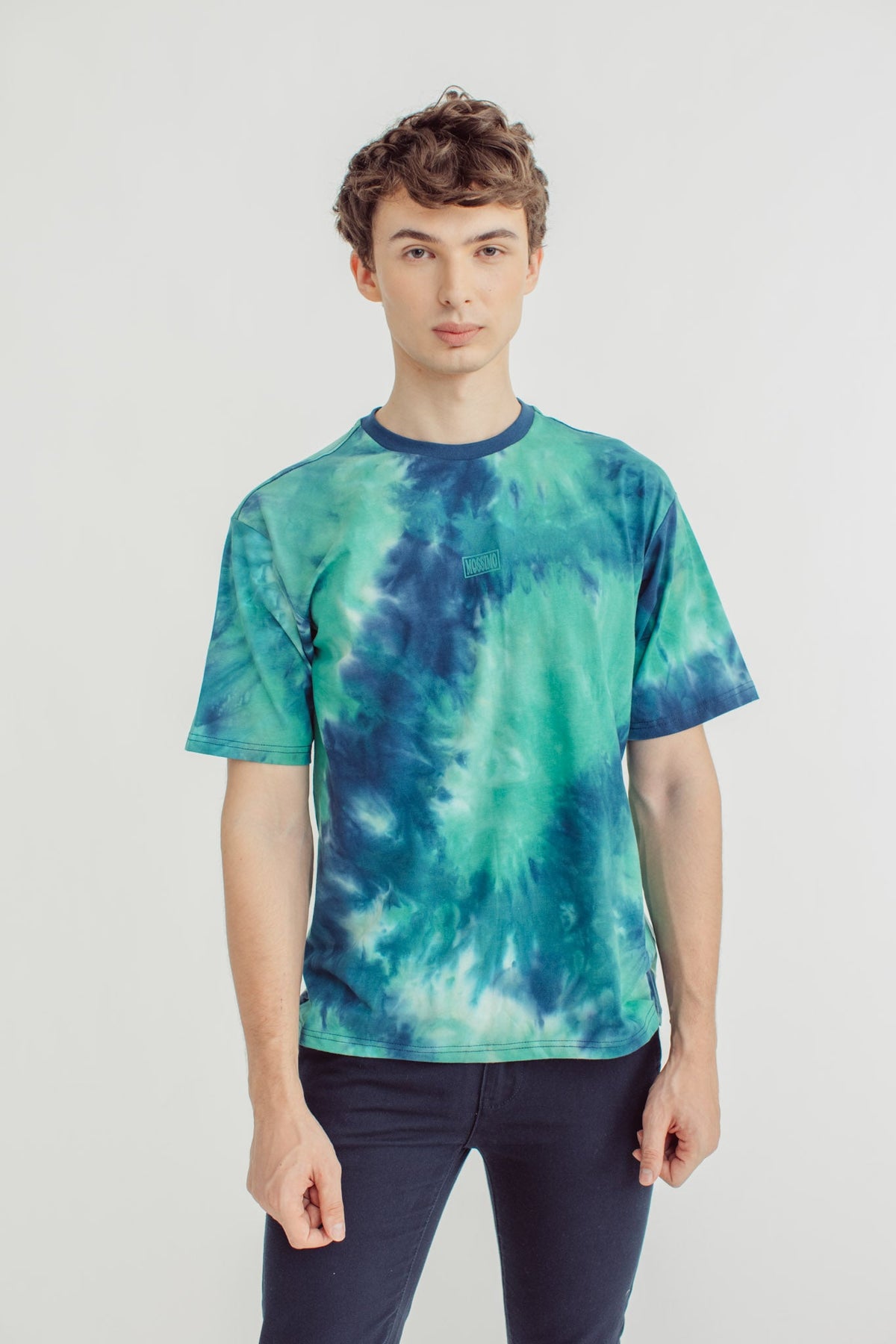Round Neck Tie Dye with High Density Print Comfort Fit Tee - Mossimo PH