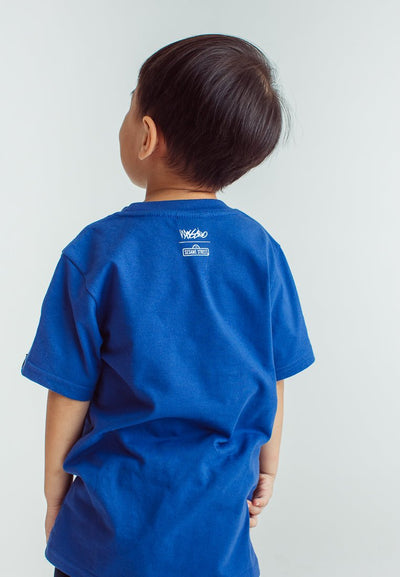 Royal Blue Sesame Street Kids Basic Tshirt with Flat Print - Mossimo PH