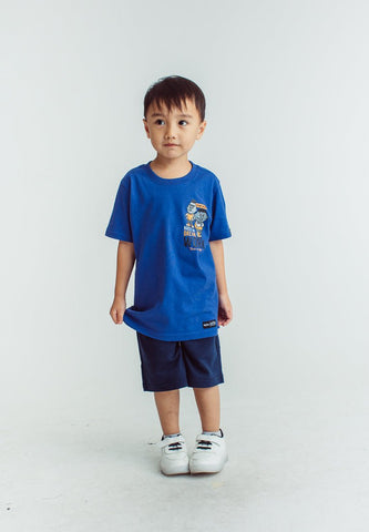 Royal Blue Sesame Street Kids Basic Tshirt with Flat Print - Mossimo PH
