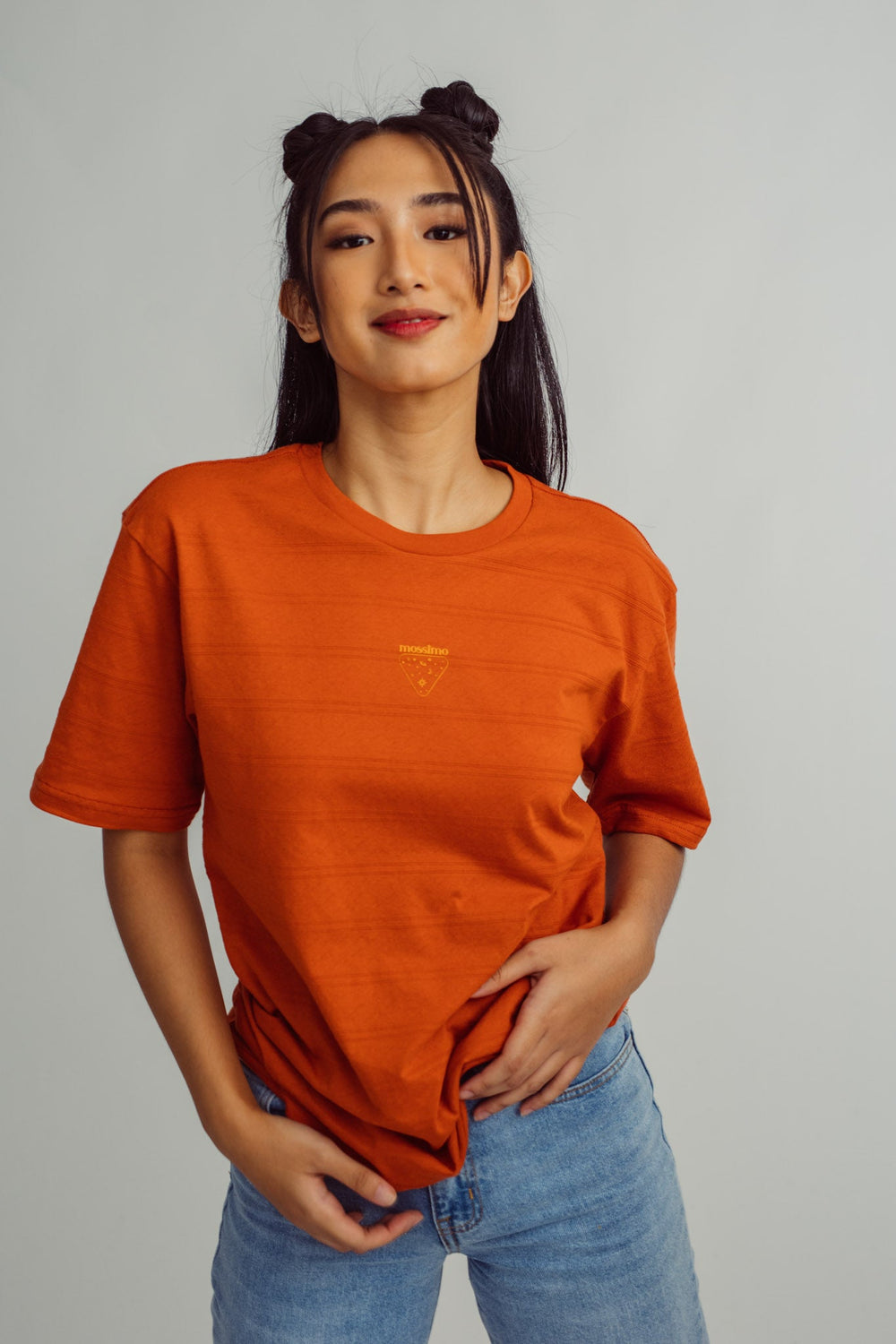 Rust Mossimo with Small Glaxy Hi Density Print Modern Fit Tee - Mossimo PH