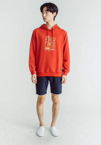 Rust Sesame Street with Group Boxed Design Long Sleeves Hoodie - Mossimo PH