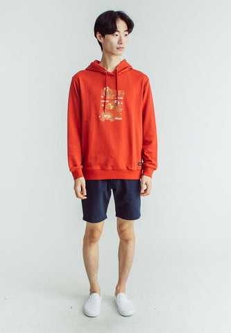 Rust Sesame Street with Group Boxed Design Long Sleeves Hoodie - Mossimo PH