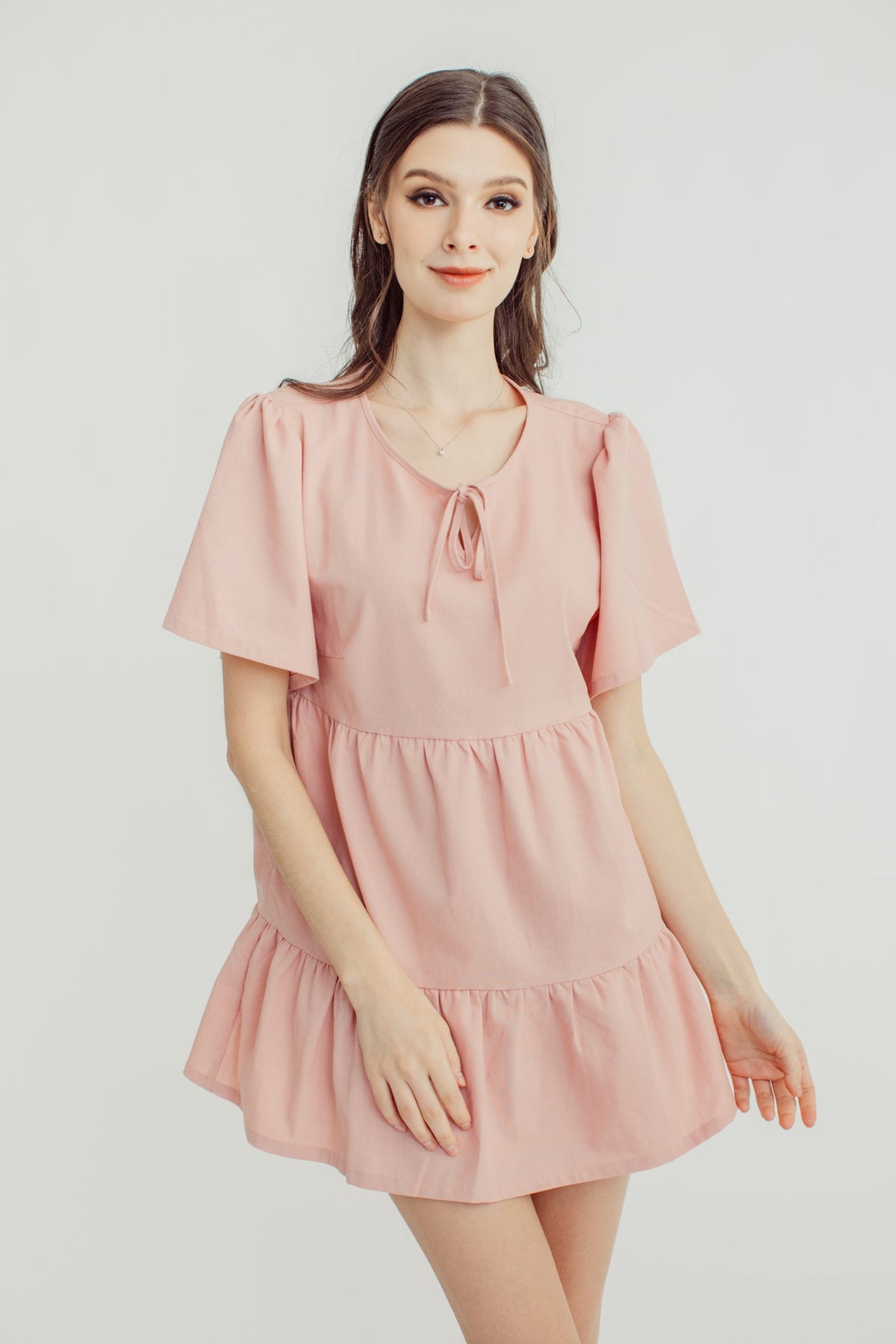 Sandra Bell Sleeve Two Tier Baby Doll Dress - Mossimo PH