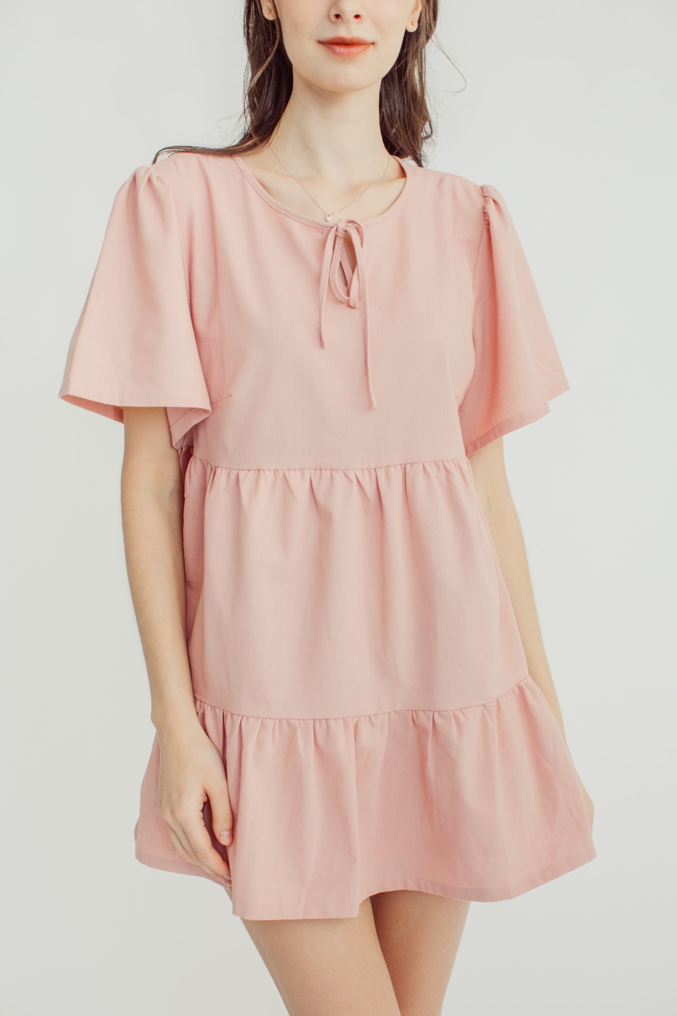 Sandra Bell Sleeve Two Tier Baby Doll Dress - Mossimo PH