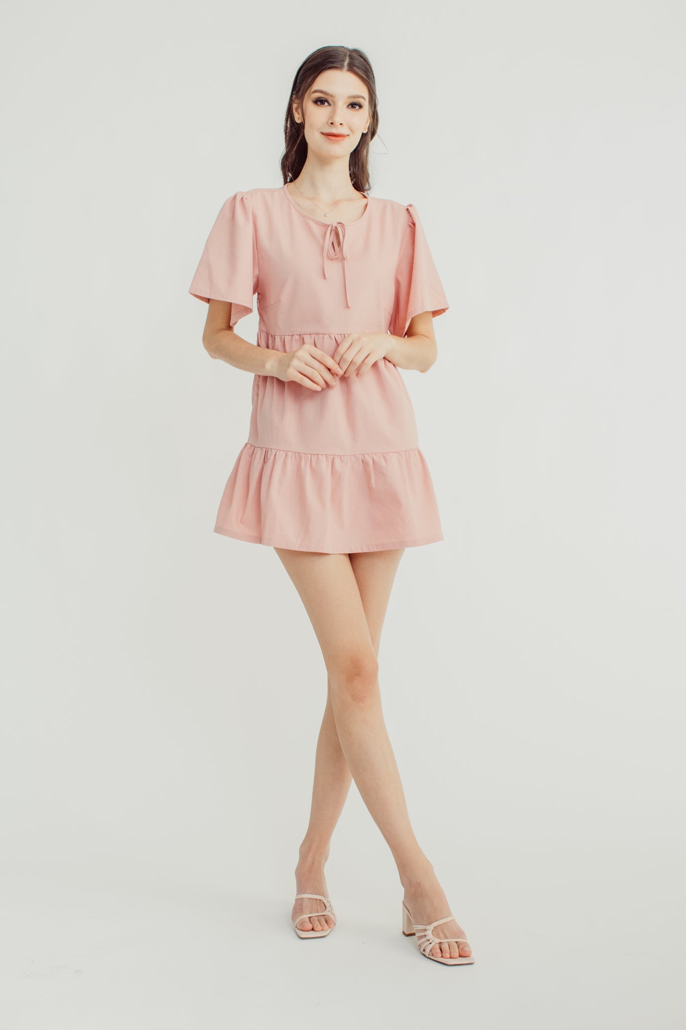 Sandra Bell Sleeve Two Tier Baby Doll Dress - Mossimo PH