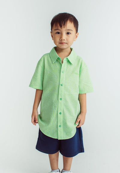 Seacrest Boys Short Sleeve Checkered Shirt - Mossimo PH