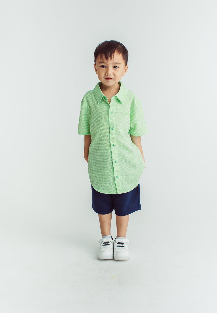 Seacrest Boys Short Sleeve Checkered Shirt - Mossimo PH