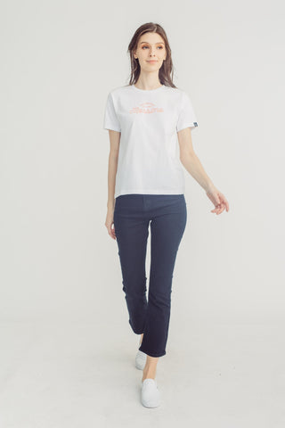 Semi Flared High Split Raw Hem Jeans - Mossimo PH