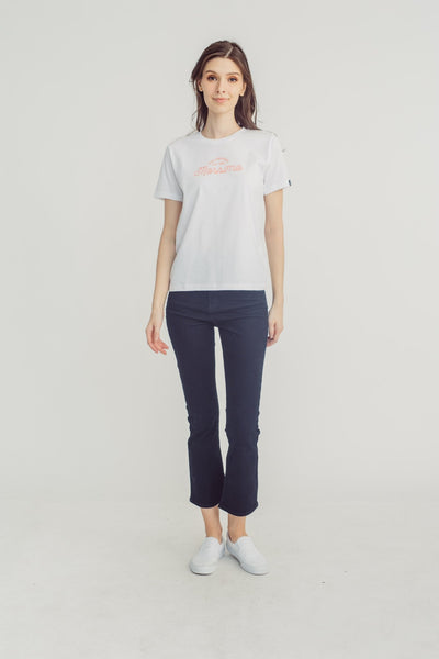 Semi Flared High Split Raw Hem Jeans - Mossimo PH