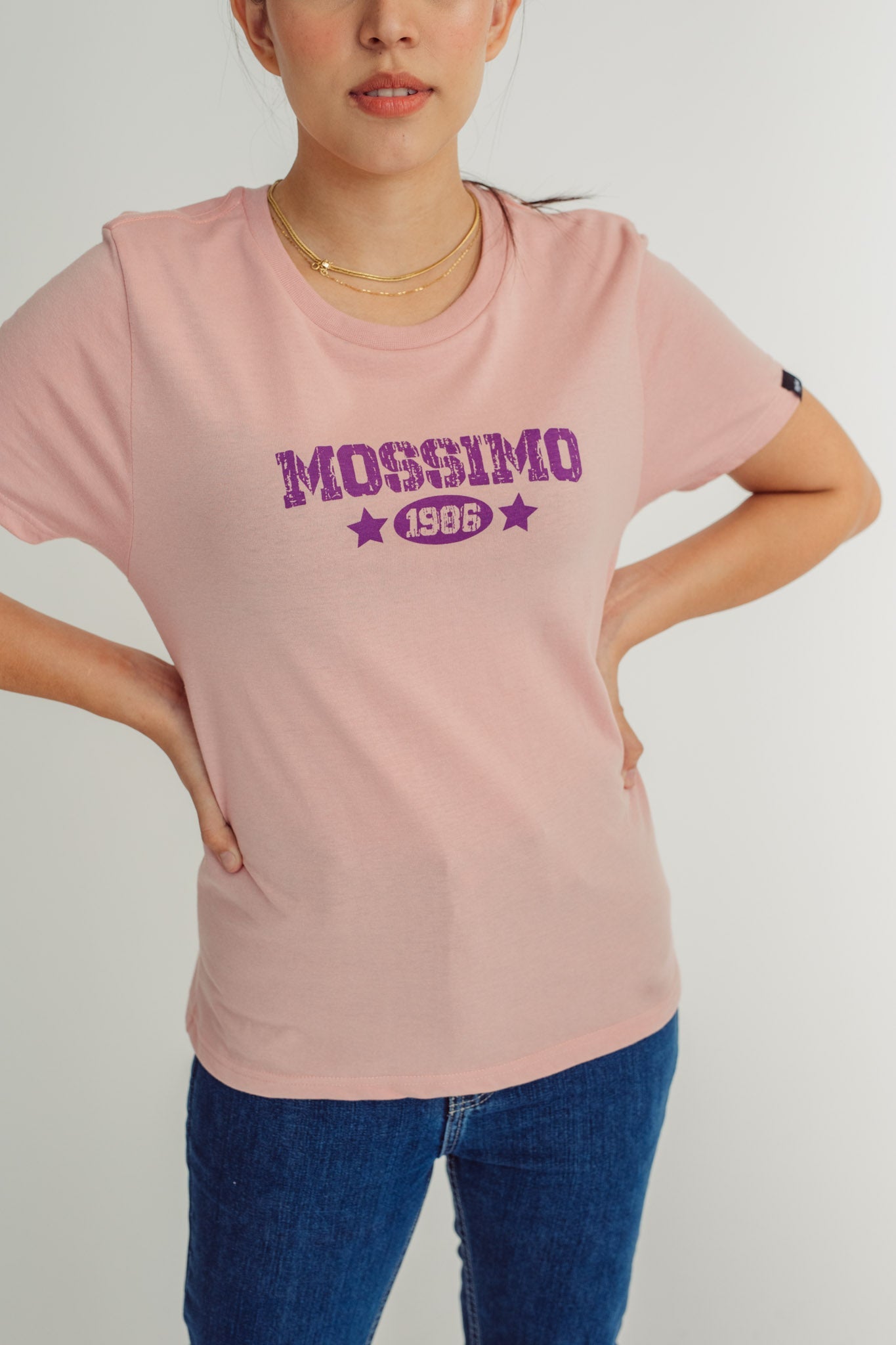 Silver Pink Mossimo 1986 Big Branding Classic Fit Tee - Mossimo PH