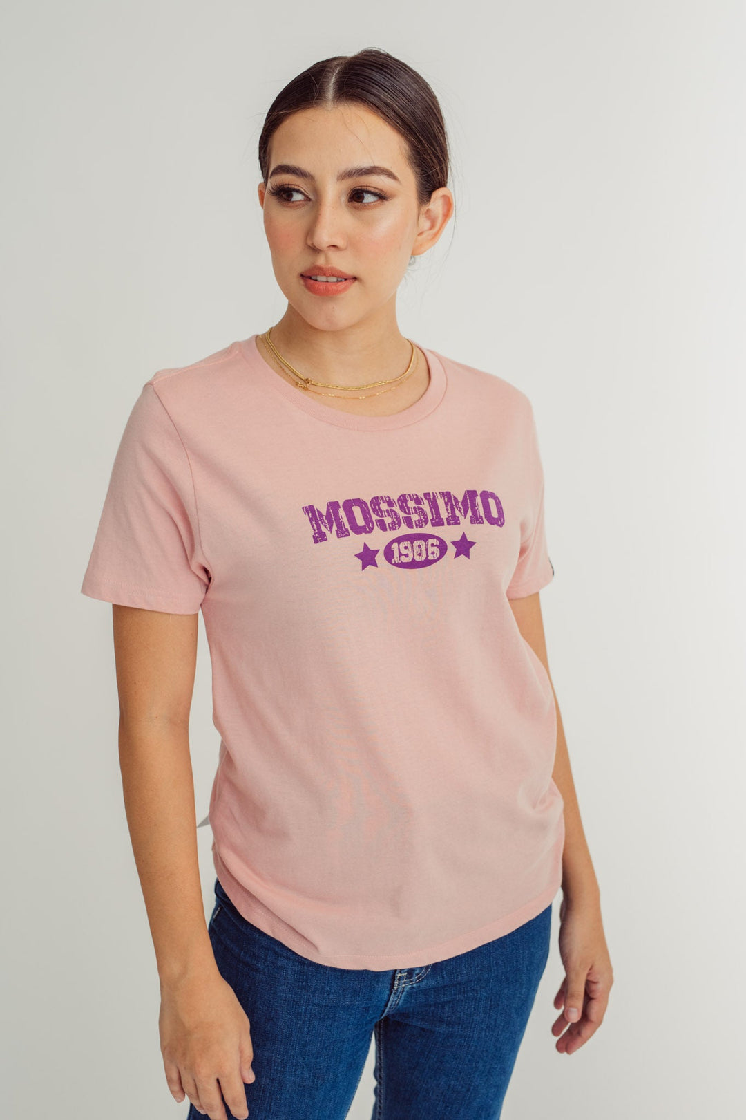 Silver Pink Mossimo 1986 Big Branding Classic Fit Tee - Mossimo PH