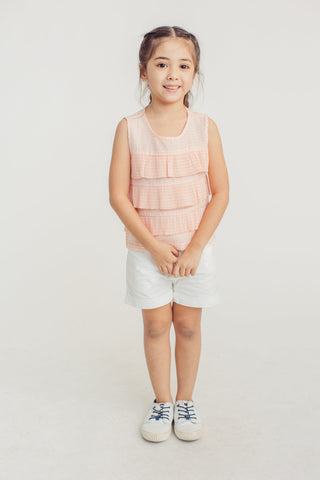 Sleeveless Frill Shirt Girls Kids - Mossimo PH