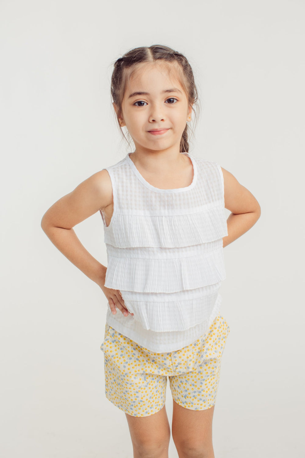 Sleeveless Frill Shirt Girls Kids - Mossimo PH
