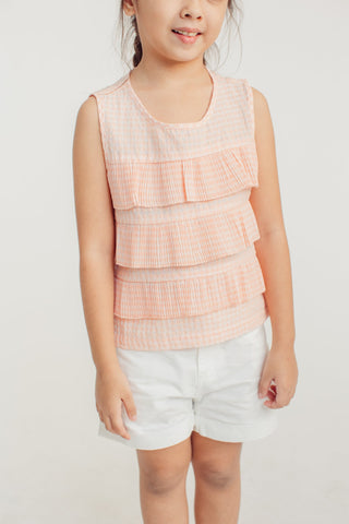 Sleeveless Frill Shirt Girls Kids - Mossimo PH