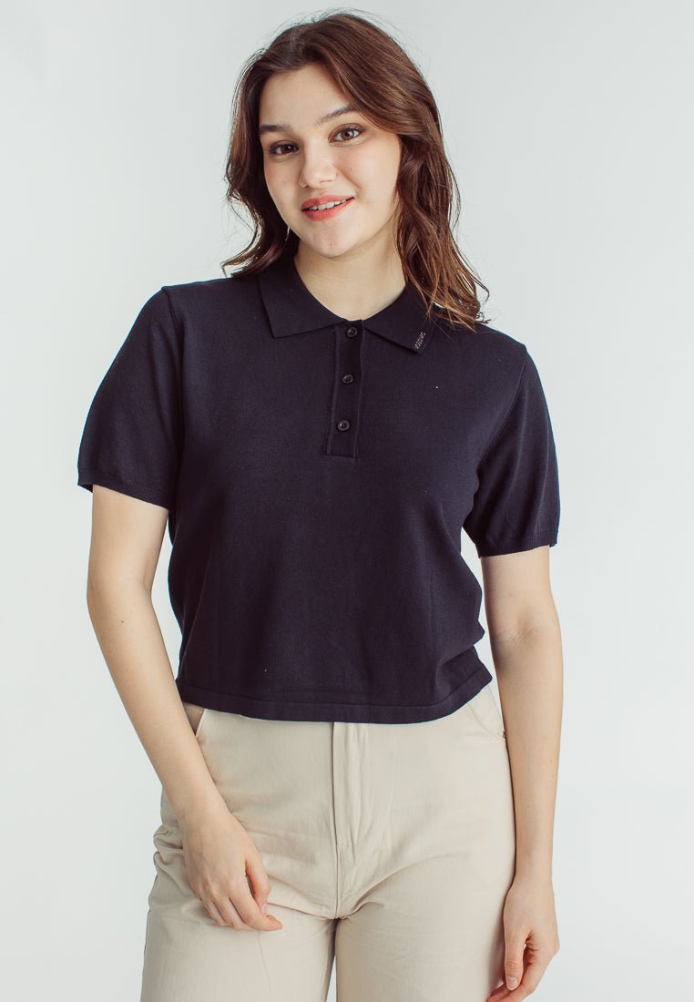Sophia Classic Fit Flat Knit Polo Shirt - Mossimo PH