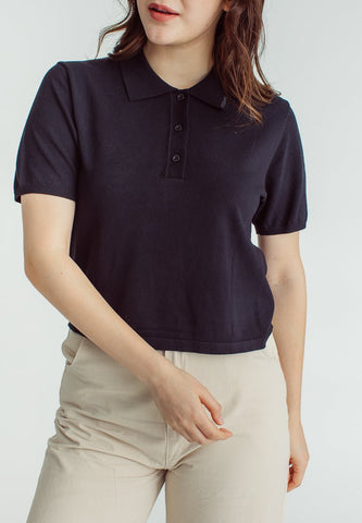 Sophia Classic Fit Flat Knit Polo Shirt - Mossimo PH