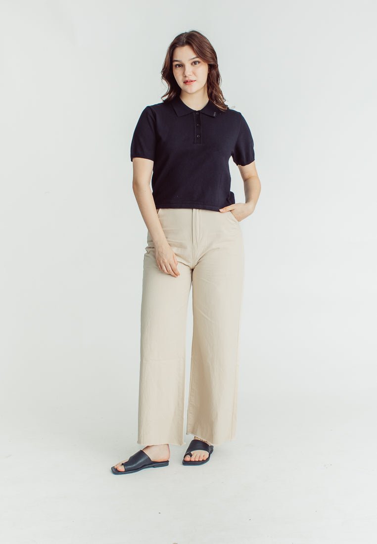 Sophia Classic Fit Flat Knit Polo Shirt - Mossimo PH