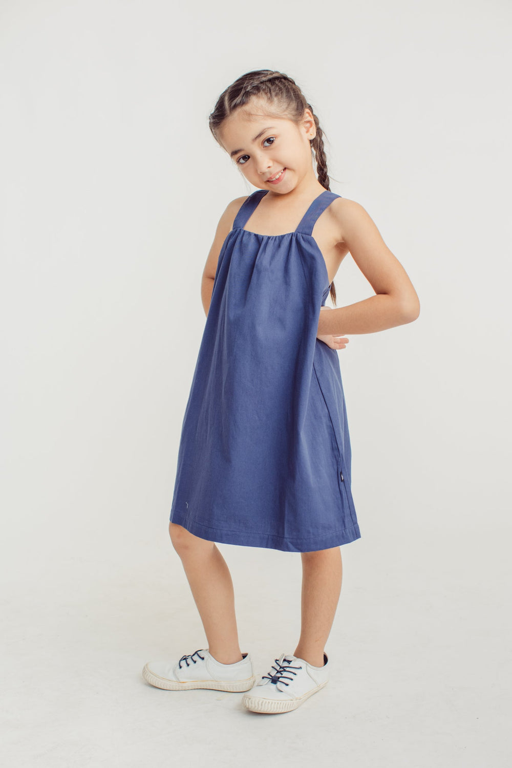 Sophie Navy Blue Sleeveless V- Back Dress - Mossimo PH
