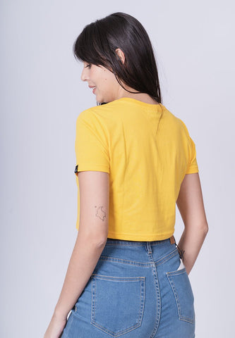 Spectra Yellow with The Original Mossimo International Flat Print Super cropped Fit Tee - Mossimo PH