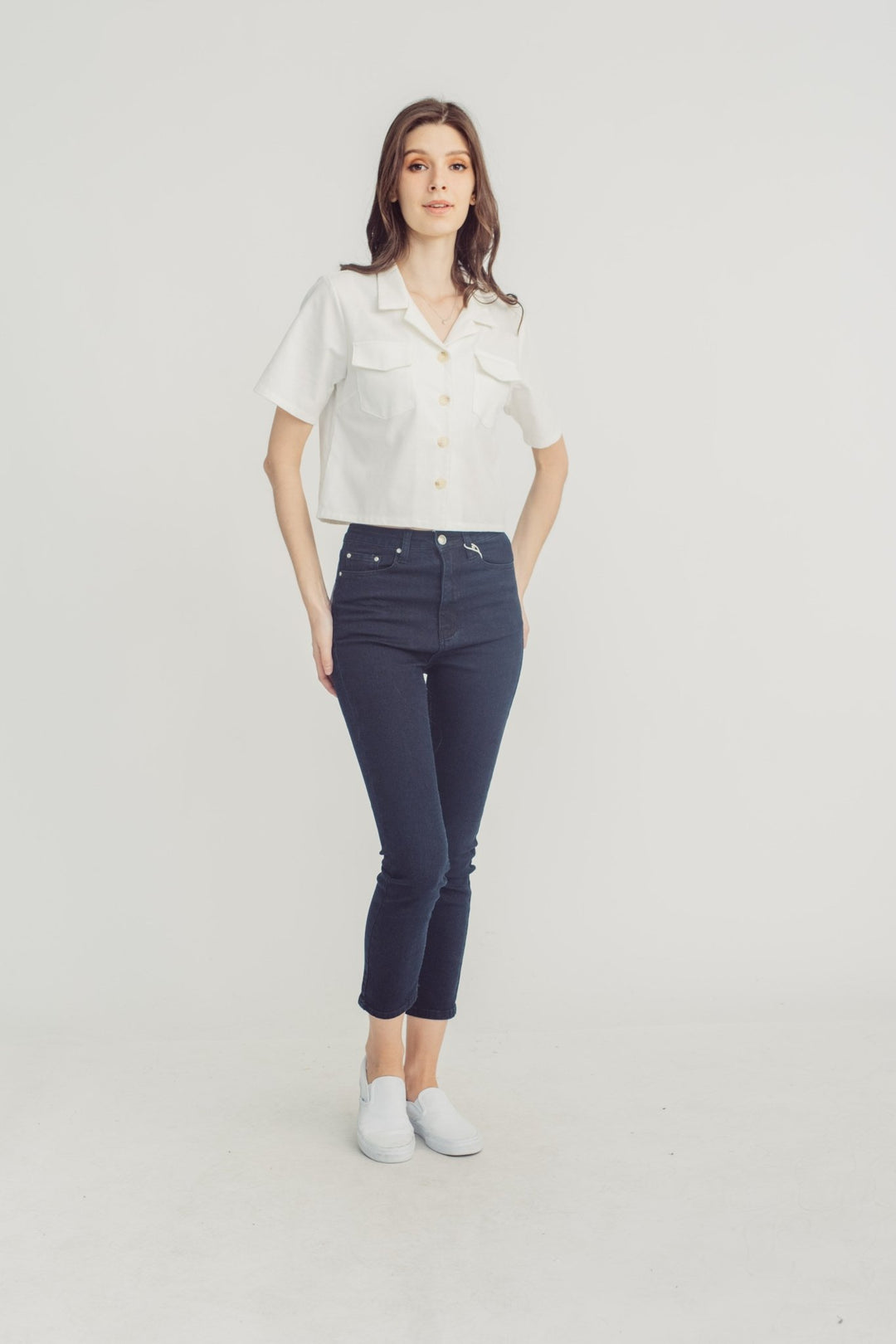 Straight High Women's Basic Five Pocket Jeans - Mossimo PH