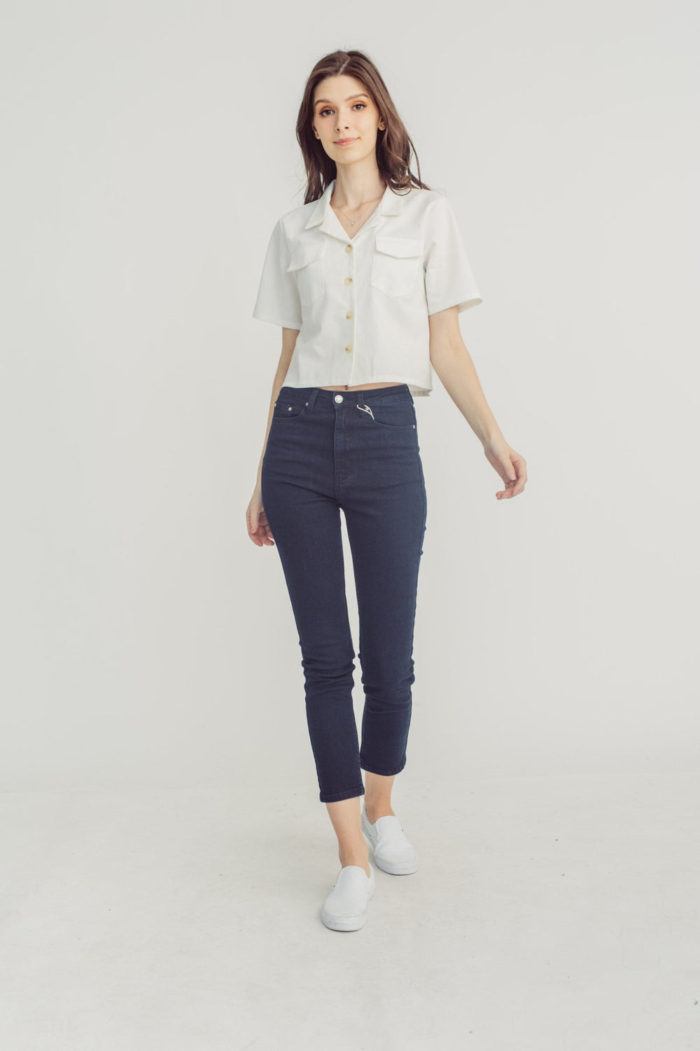 Straight High Women's Basic Five Pocket Jeans - Mossimo PH