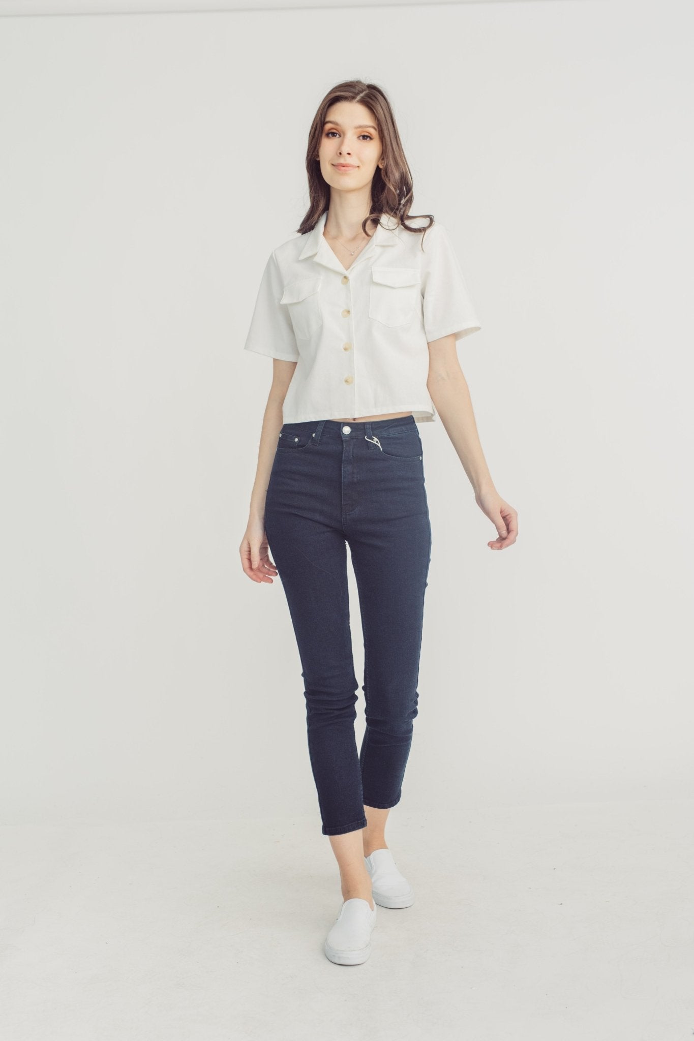 Straight High Women's Basic Five Pocket Jeans - Mossimo PH