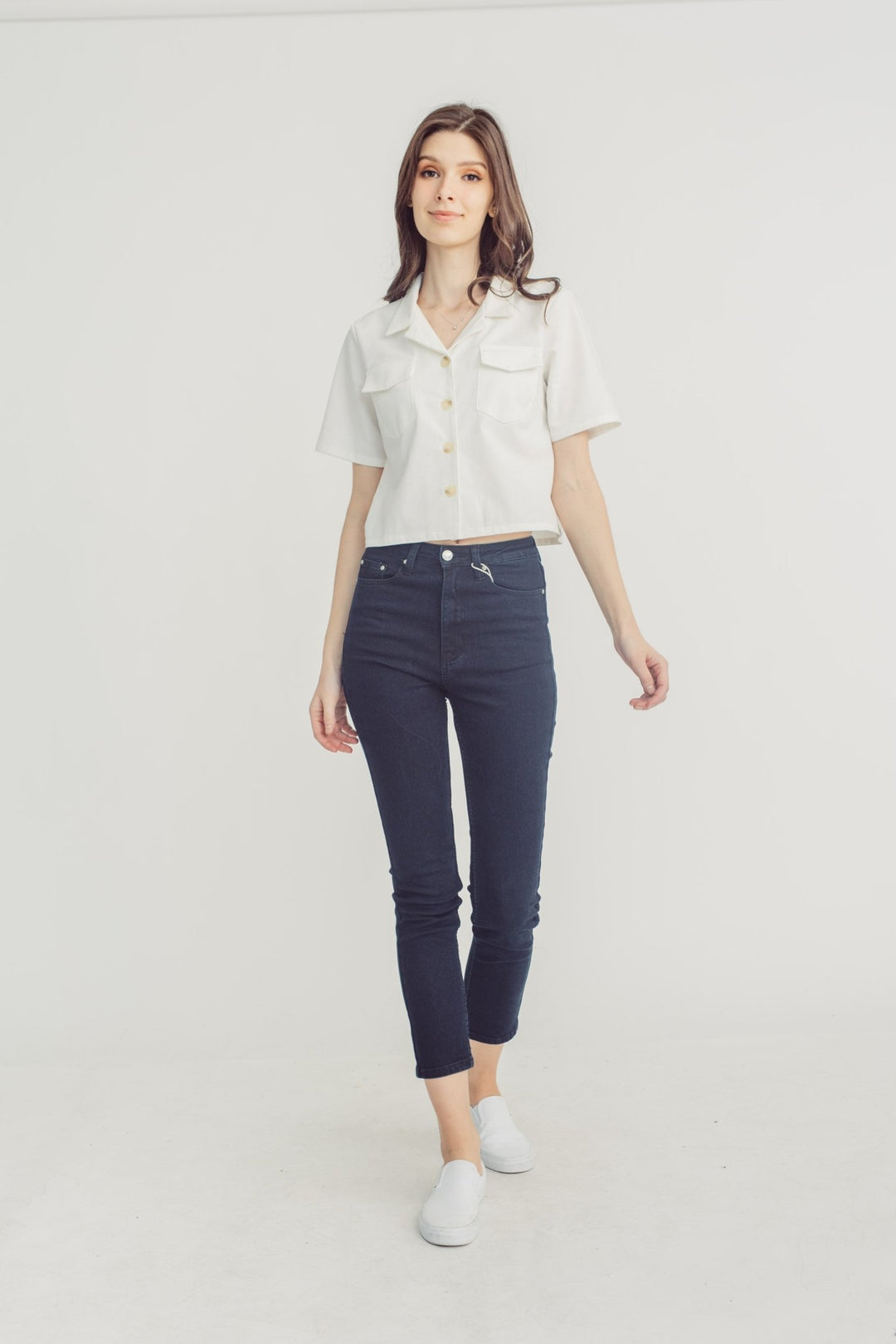 Straight High Women's Basic Five Pocket Jeans - Mossimo PH