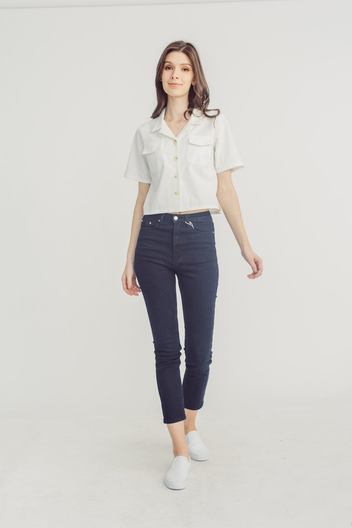 Straight High Women's Basic Five Pocket Jeans - Mossimo PH