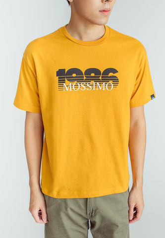 Sunflower Basic Round Neck with High Density and Flat Print Retro Urban Fit - Mossimo PH
