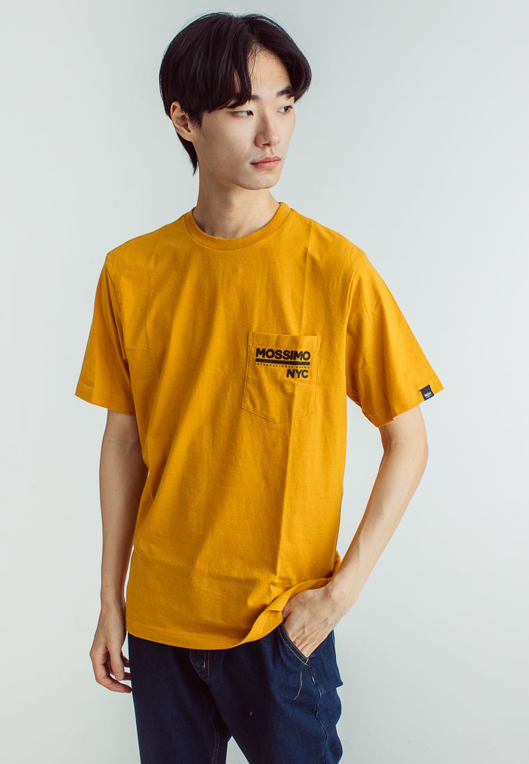 Sunflower Basic Round Neck with Semi High Density Print Comfort Fit Tee - Mossimo PH
