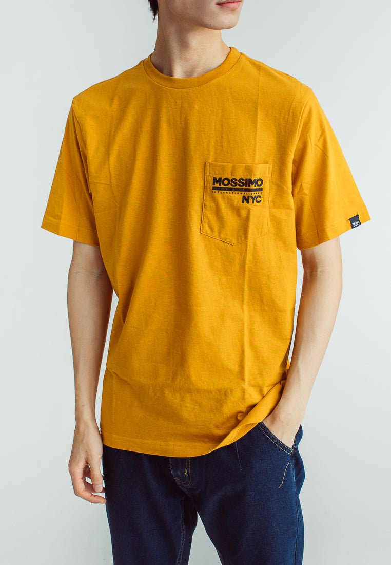 Sunflower Basic Round Neck with Semi High Density Print Comfort Fit Tee - Mossimo PH