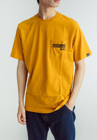 Sunflower Basic Round Neck with Semi High Density Print Comfort Fit Tee - Mossimo PH