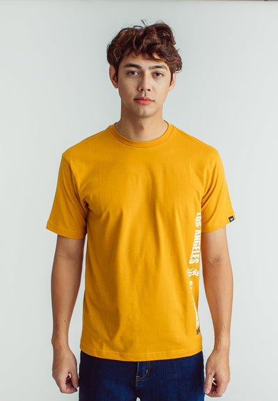 Sunflower Comfort Fit Basic Round Neck Tee with Flat Print - Mossimo PH