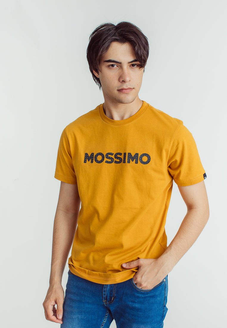 Sunflower Muscle Fit Basic Round Neck Tee with High Density Print - Mossimo PH