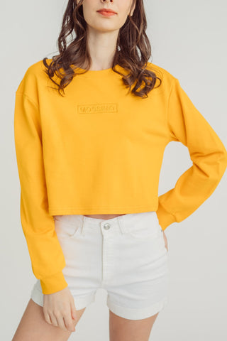 Thea Wide Sleeve Modern Cropped Pull Over - Mossimo PH