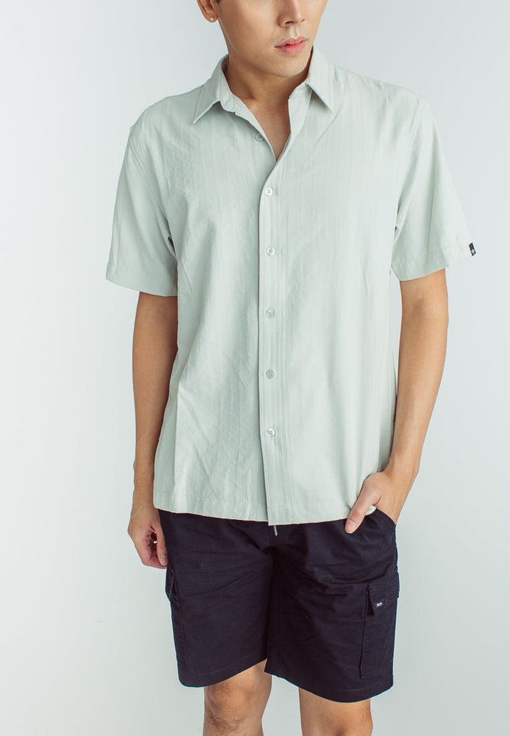 Thomas comfort Fit Stripes Short Sleeves Button Down - Mossimo PH