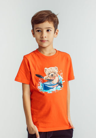 Tiger Lily with Mossybear Boat Basic Tshirt Kids - Mossimo PH