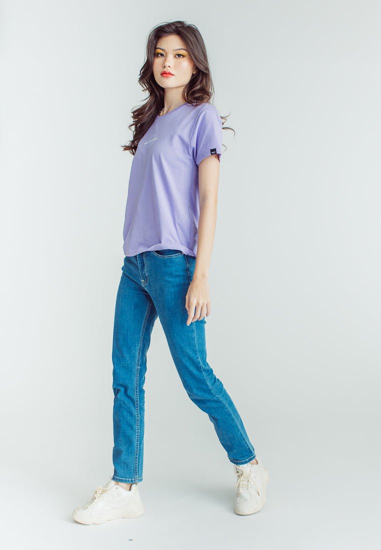 Violet Tulip with Small Mossimo California Branding Classic Fit Tee - Mossimo PH