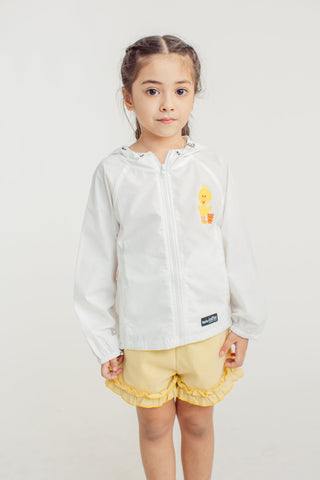 White Big Bird Kids Jacket with Carry on Pouch - Mossimo PH
