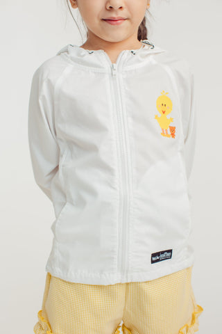 White Big Bird Kids Jacket with Carry on Pouch - Mossimo PH