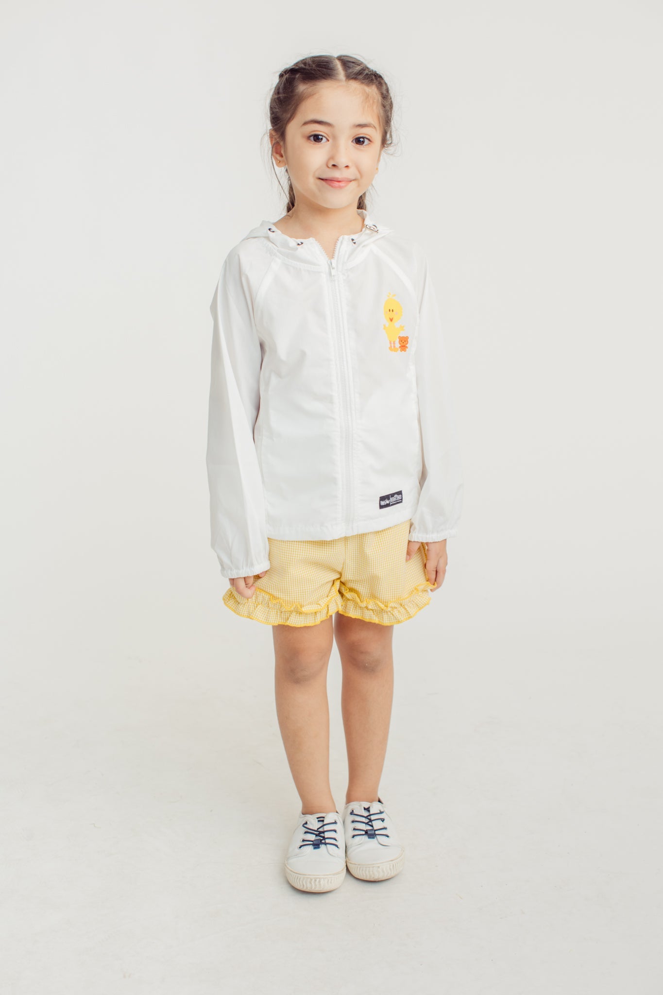 White Big Bird Kids Jacket with Carry on Pouch - Mossimo PH